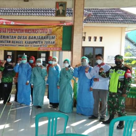 Gebyar Vaksinasi Desa Banjararum 